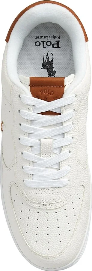 Men's Masters Court Leather Sneakers - Deckwash White - Size 11 - Image 5