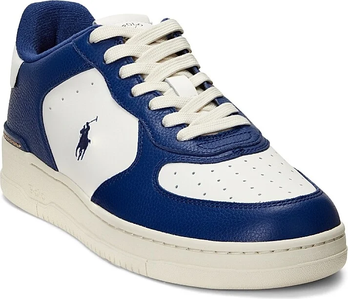 Men's Masters Court Leather Sneakers - Deckwash White - Size 11 - Image 7