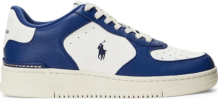Men's Masters Court Leather Sneakers - Deckwash White - Size 11 - Image 10