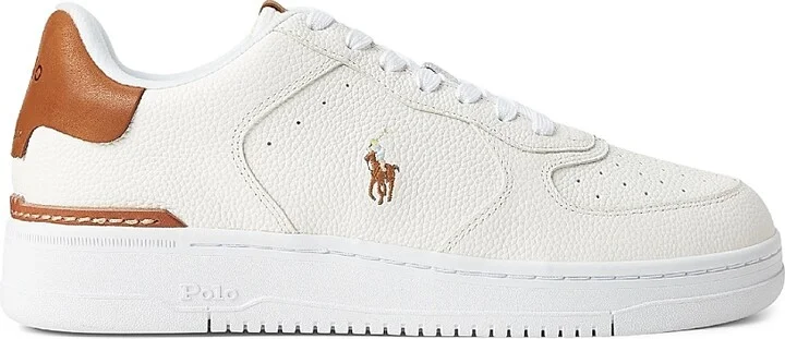 Men's Masters Court Leather Sneakers - Deckwash White - Size 11