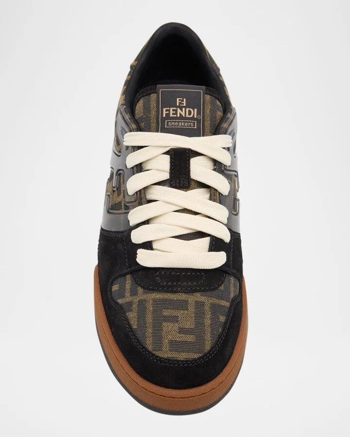 Men's Match FF Jacquard Low-Top Sneakers - Image 3
