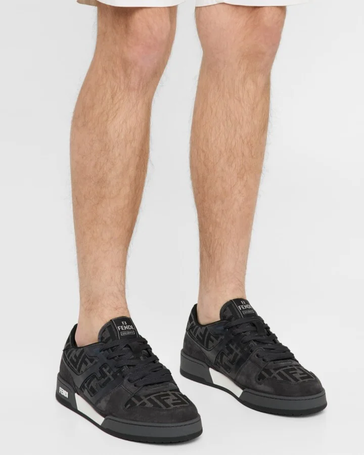 Men's Match FF Jacquard Low-Top Sneakers - Image 5