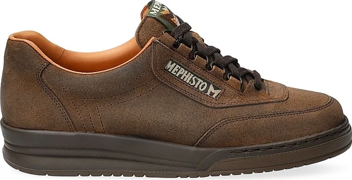 Men's Match Leather Tennis Sneakers - Black - Size 7 - Image 10