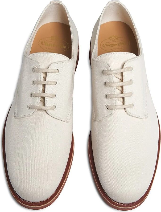 Men's Matlock Gabardine Derbys - Natural - Size 7 - Image 4