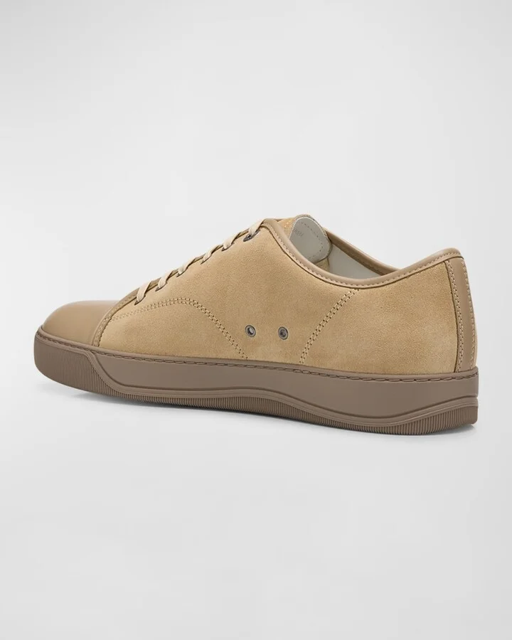 Men's Matte Cap-Toe Low-Top Sneakers - Image 2