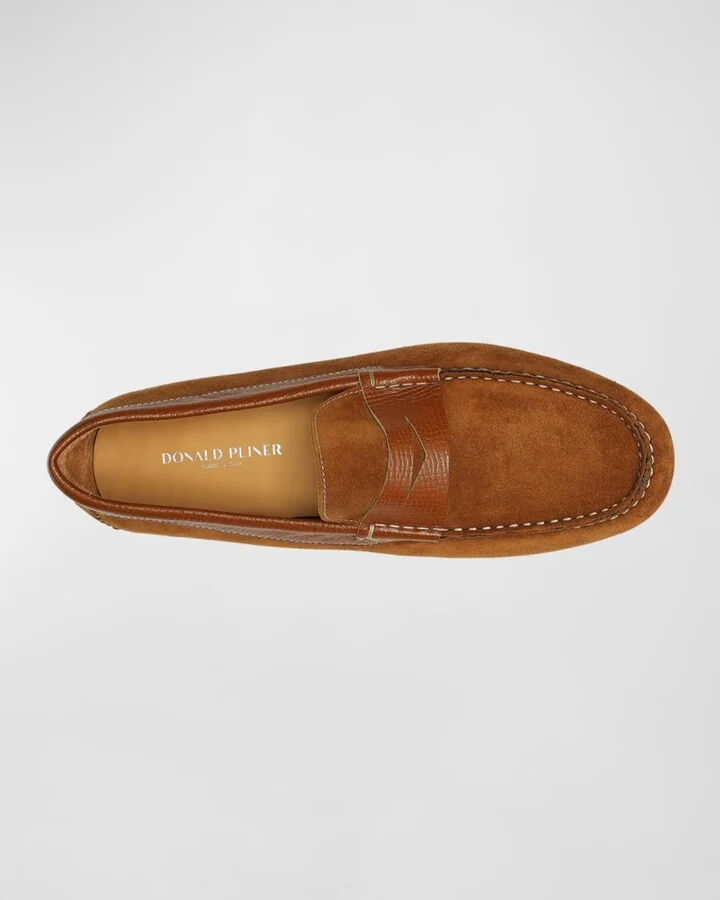 Men's Maverick Suede Driving Shoes - Image 4