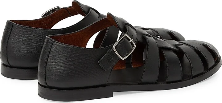 Men's Maxime Walk Leather Sandals - Black - Size 7.5 - Image 3