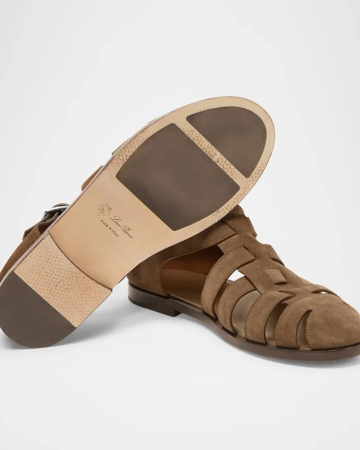 Men's Maxime Walk Suede Fisherman Sandals - Image 4