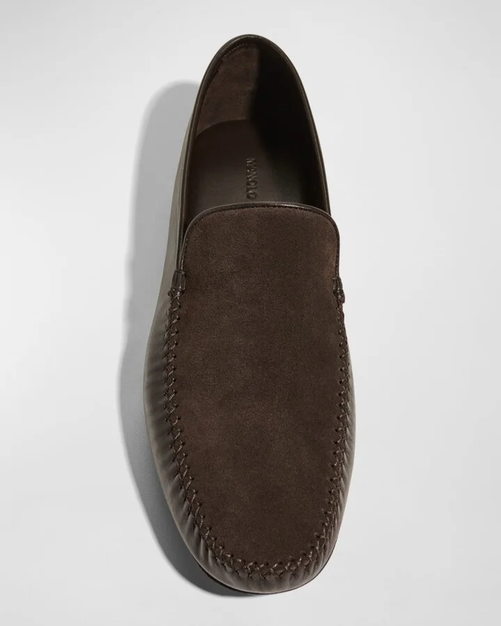 Men's Mayfair Suede-Leather Loafers - Image 2