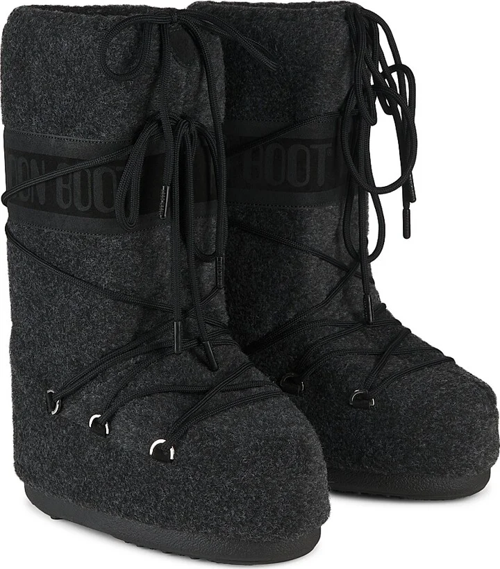 Men's MB Icon Felt Boots - Beige Melange - Size 3.5 - Image 7