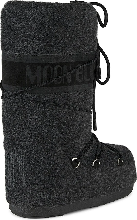 Men's MB Icon Felt Boots - Beige Melange - Size 3.5 - Image 8