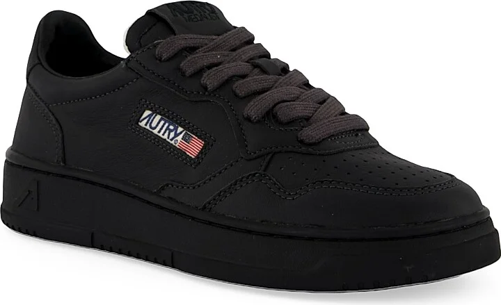 Men's Medalist Leather Low-Top Sneakers - Meteorite - Size 6 - Image 2