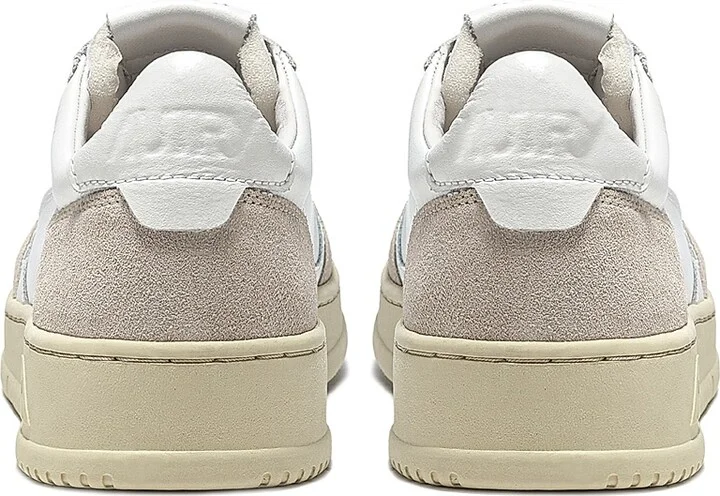 Men's Medalist Suede Low-Top Sneakers - White - Size 6 - Image 3