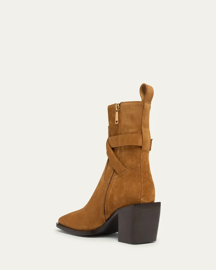 Men's Medusa Suede Booties - Image 3