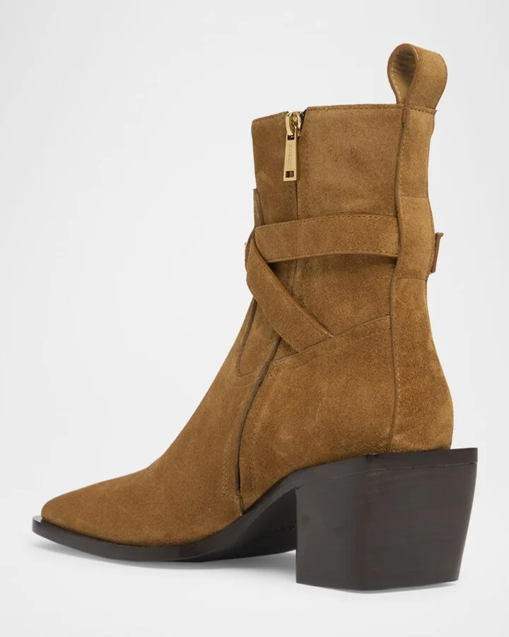 Men's Medusa Suede Booties - Image 5