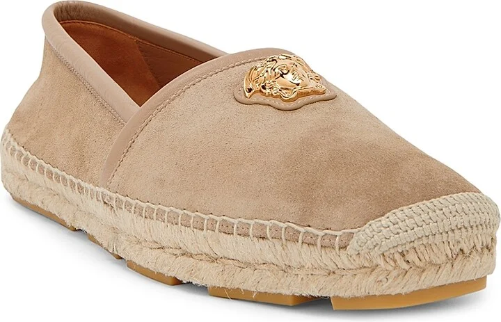 Men's Medusa Suede Espadrilles - Sand Gold - Size 7 - Image 2