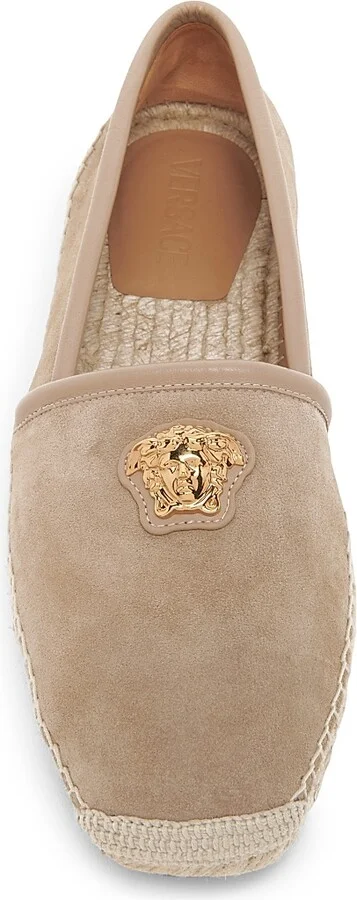 Men's Medusa Suede Espadrilles - Sand Gold - Size 7 - Image 4
