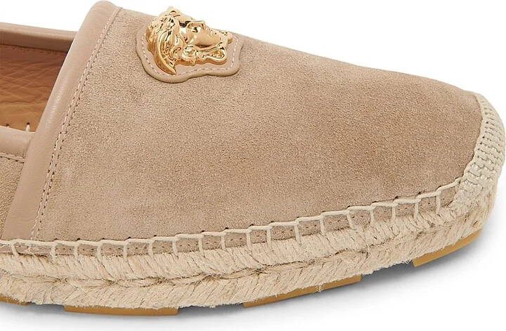 Men's Medusa Suede Espadrilles - Sand Gold - Size 7 - Image 6