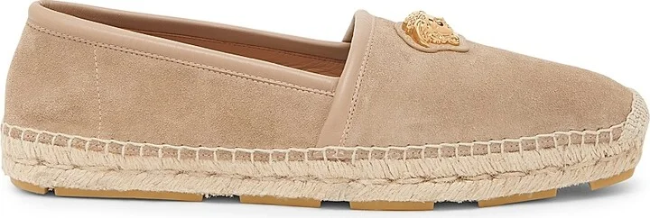 Men's Medusa Suede Espadrilles - Sand Gold - Size 7