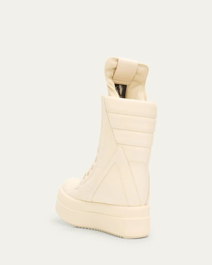 Men's Mega Geobasket Leather High-Top Sneakers - Image 4