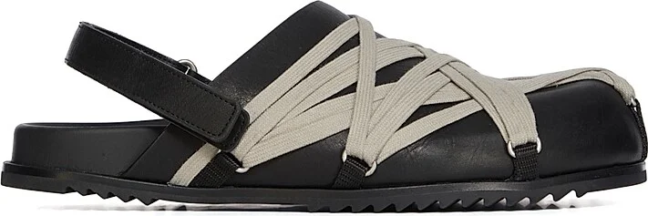 Men's Megalace Granola Leather Mules - Black - Size 11 - Image 2