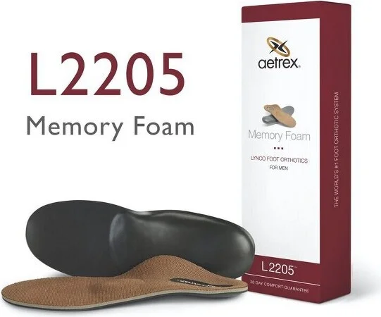Men's Memory Foam Orthotics W/ Metatarsal Support