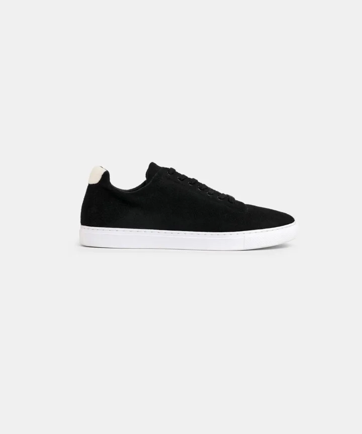 Men's Merino Cashmere Lace Up Sneakers - Image 4