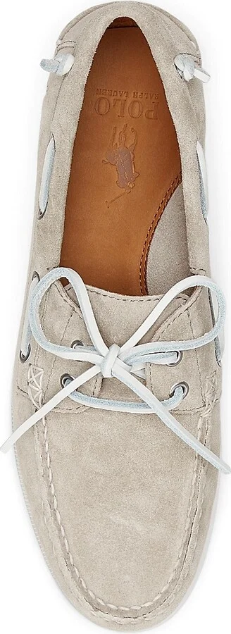 Men's Merton Suede Boat Shoes - Milkshake - Size 10 - Image 4