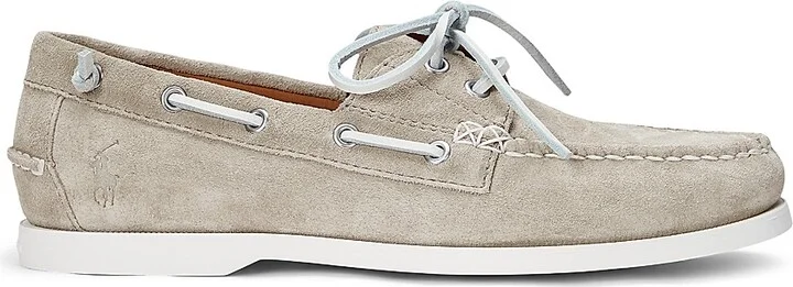 Men's Merton Suede Boat Shoes - Milkshake - Size 10