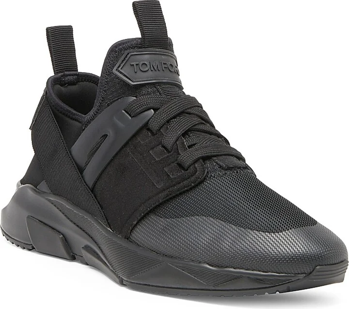 Men's Mesh Low-Top Sneakers - Black - Size 10 - Image 2