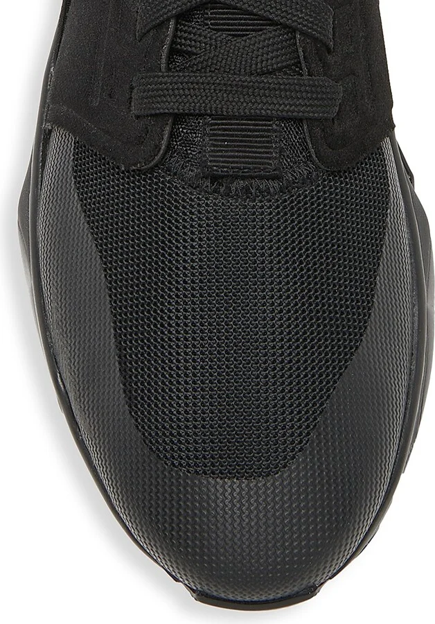 Men's Mesh Low-Top Sneakers - Black - Size 10 - Image 4