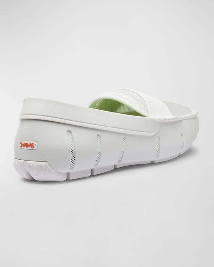 Men's Mesh-Rubber Penny Loafers - Image 5