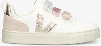 Mens Metal Comb Kids' V-10 Leather Low-Top Trainers Eur 29 / 11 Uk Kids