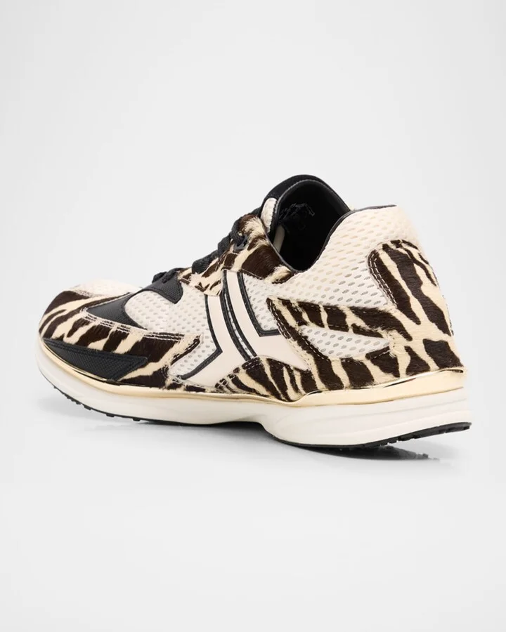 Men's Meteor Mesh Zebra Pony Runner Sneakers - Image 3