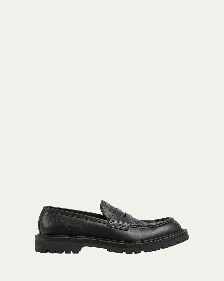 Men's Miart Guccissima Lug Sole Loafers