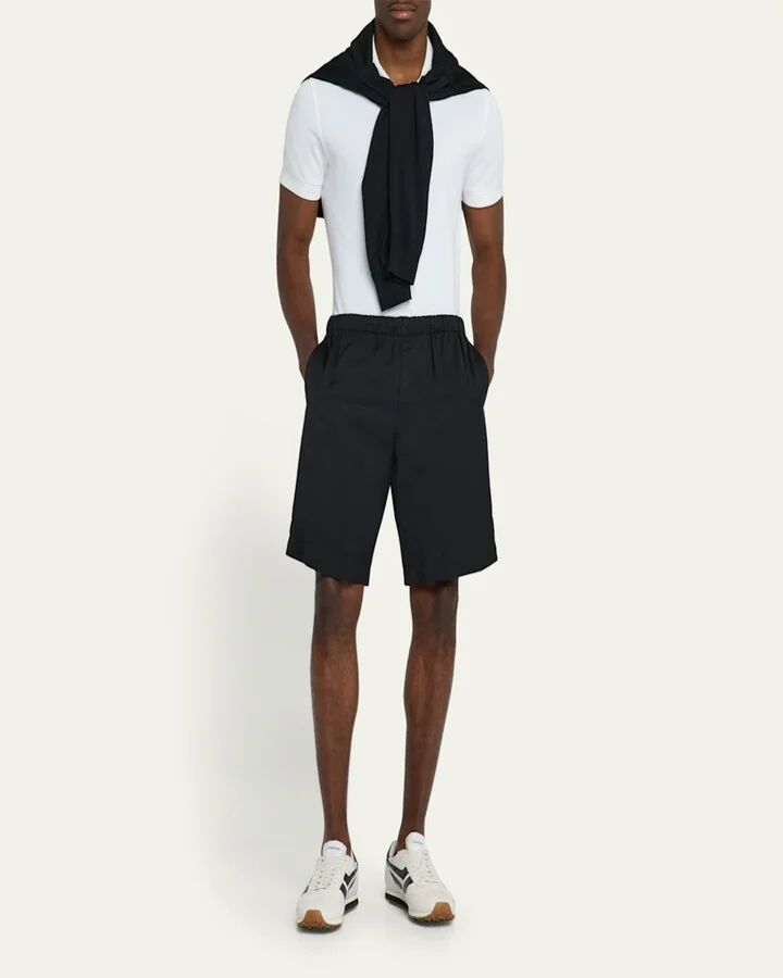Men's Mick Tech Fabric and Suede Sneakers - Image 5
