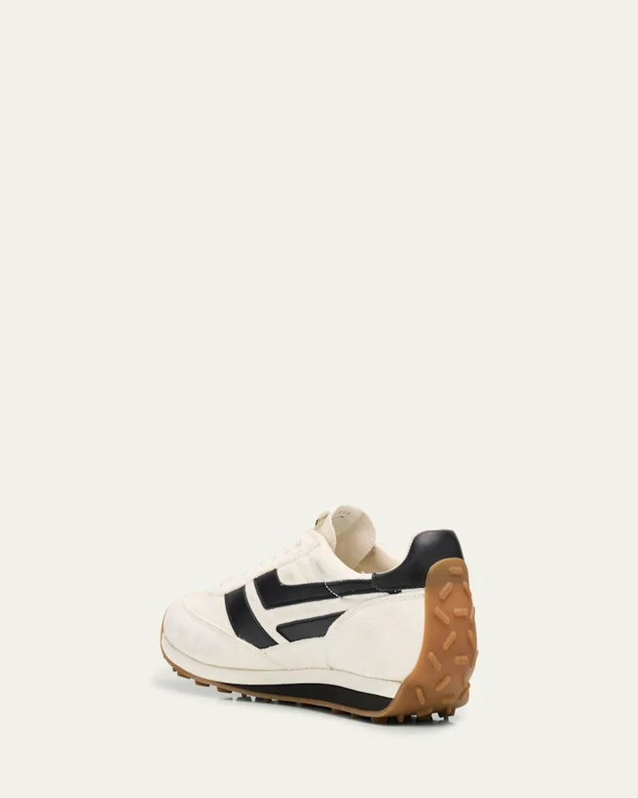 Men's Mick Tech Fabric and Suede Sneakers - Image 6
