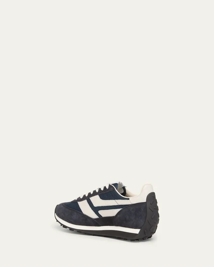 Men's Mick Tech Fabric and Suede Sneakers - Image 7