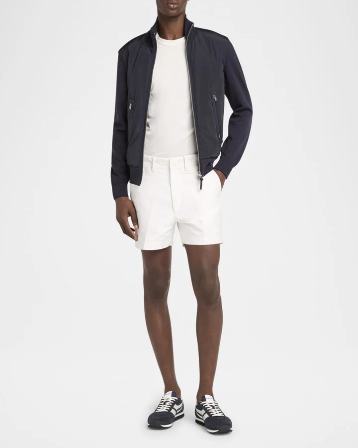 Men's Mick Tech Fabric and Suede Sneakers - Image 3