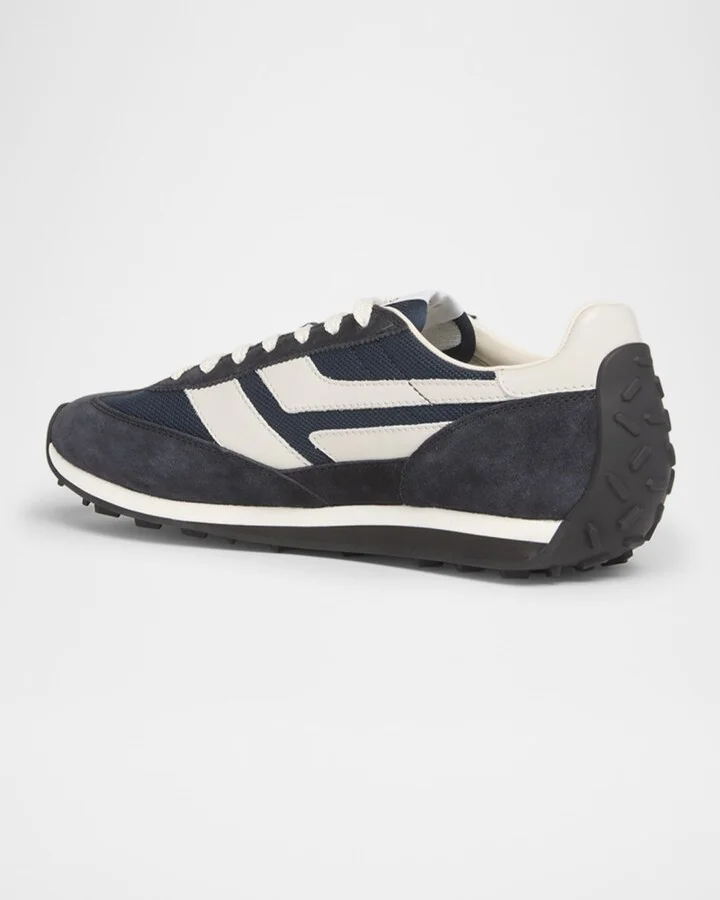 Men's Mick Tech Fabric and Suede Sneakers - Image 4