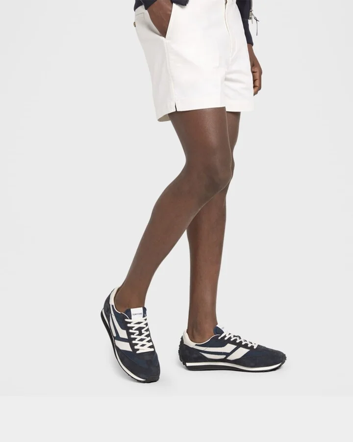 Men's Mick Tech Fabric and Suede Sneakers - Image 5