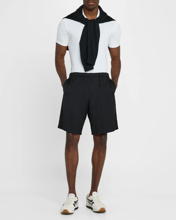 Men's Mick Tech Fabric and Suede Sneakers - Image 6