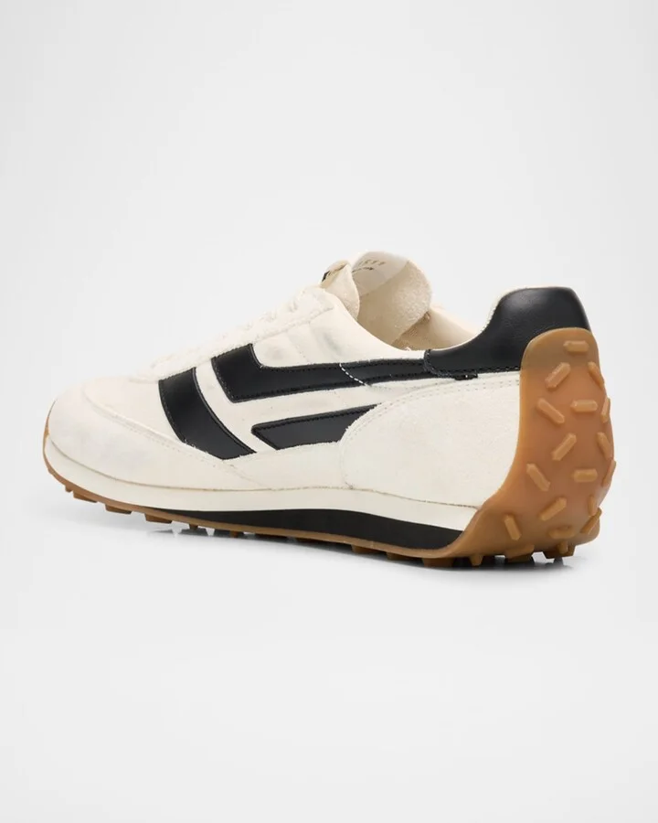 Men's Mick Tech Fabric and Suede Sneakers - Image 9