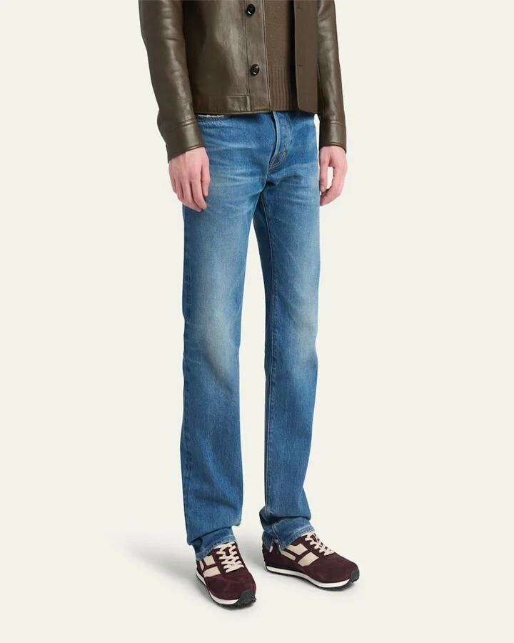 Men's Mick Tech Fabric and Suede Sneakers - Image 5