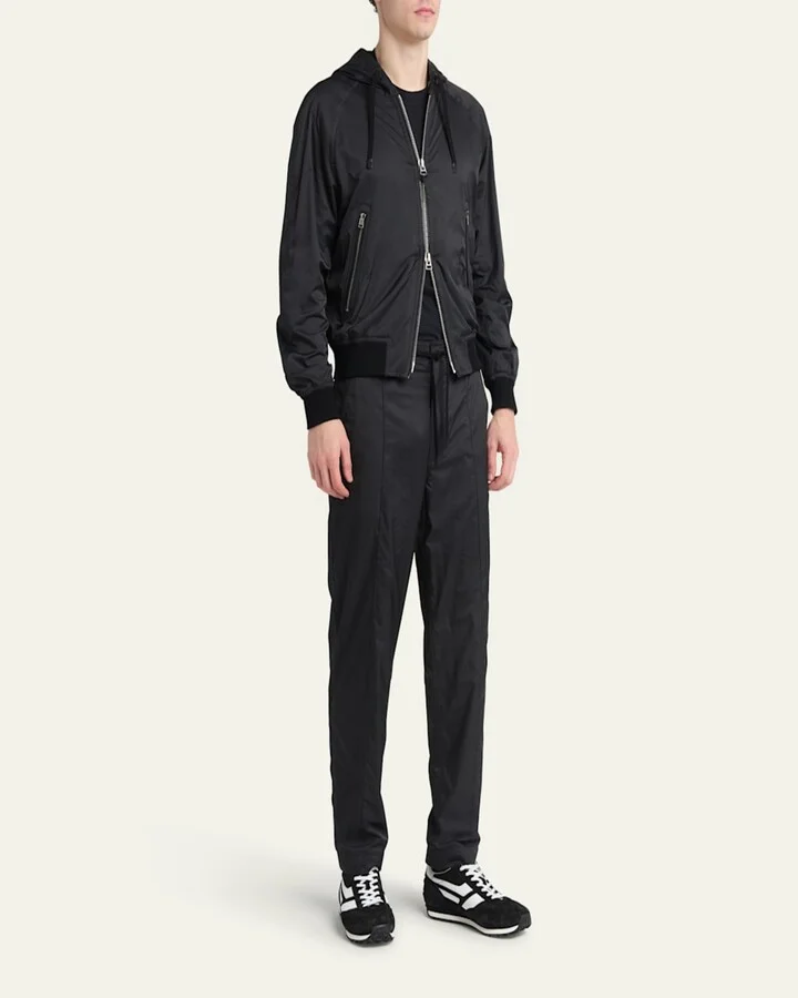 Men's Mick Tech Fabric and Suede Sneakers - Image 7