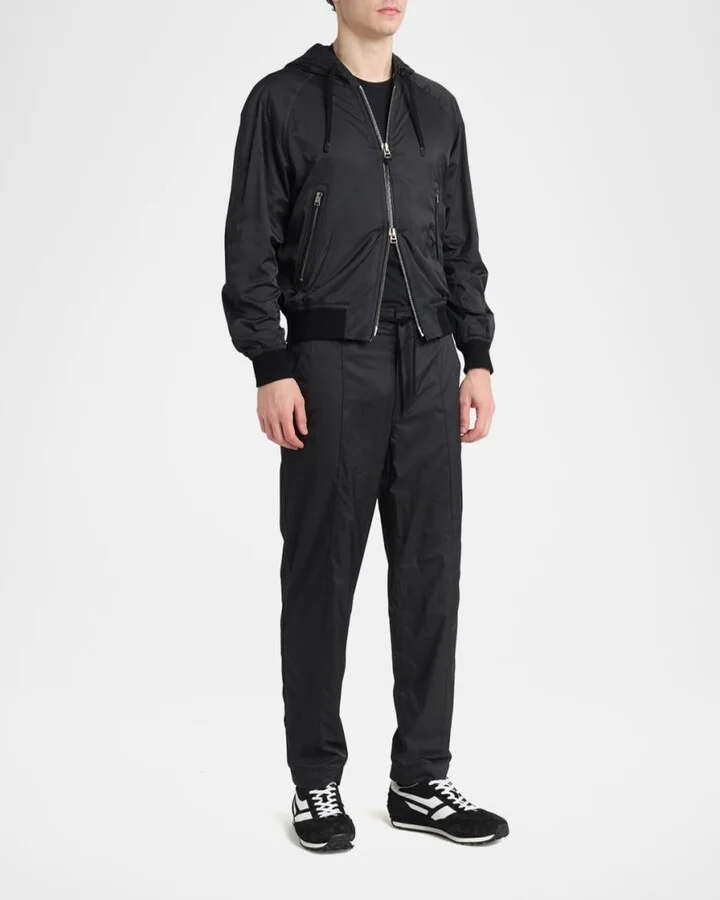 Men's Mick Tech Fabric and Suede Sneakers - Image 10