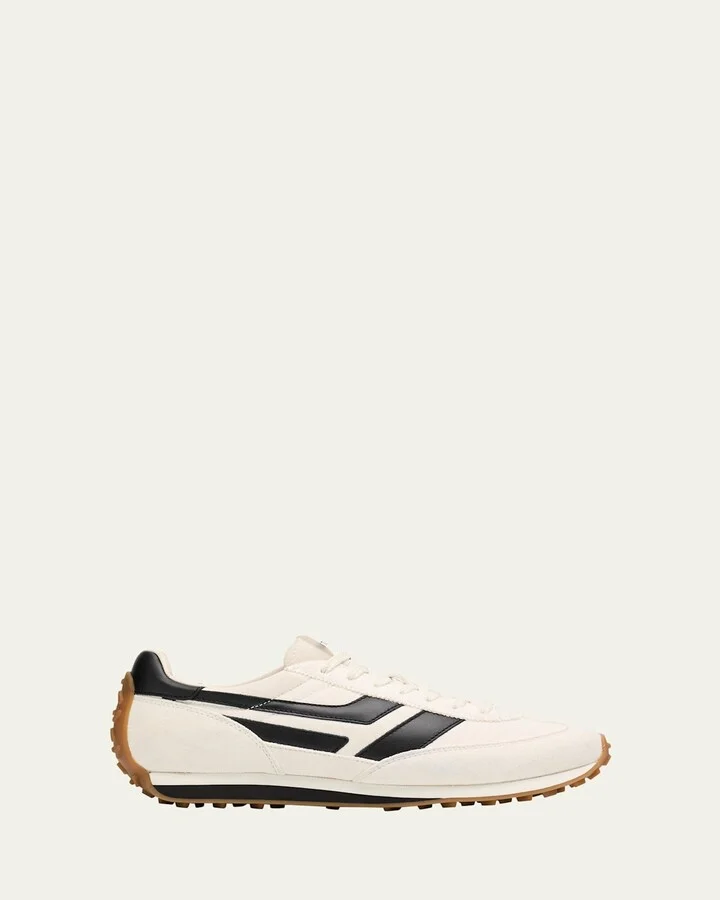Men's Mick Tech Fabric and Suede Sneakers