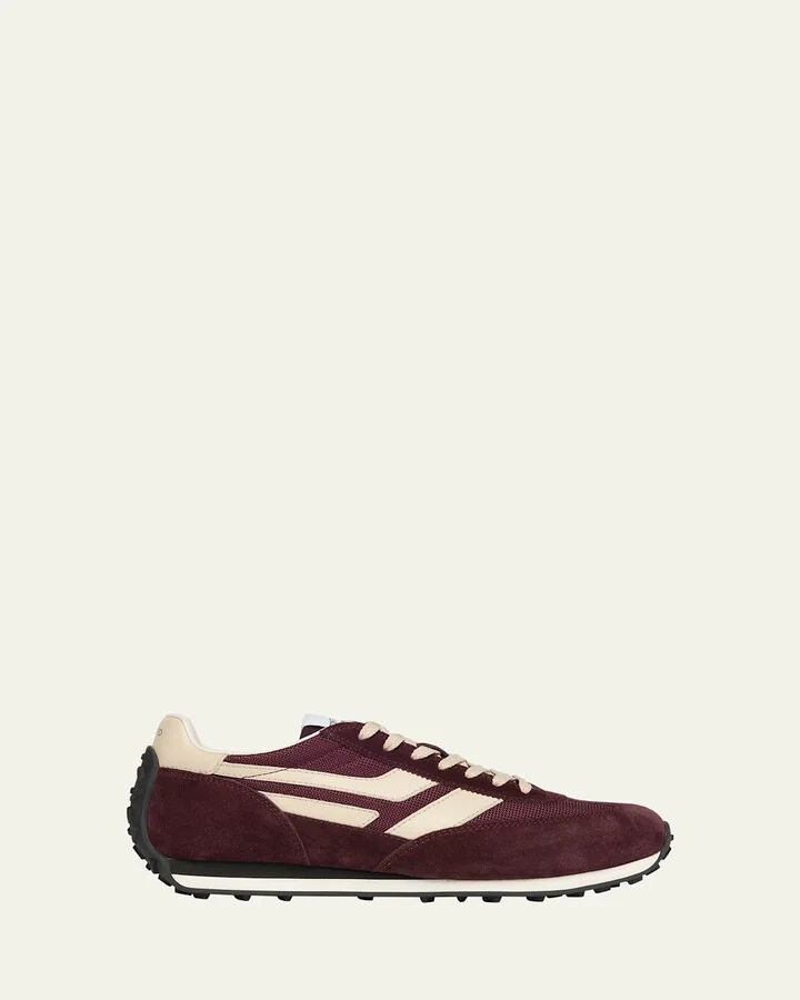 Men's Mick Tech Fabric and Suede Sneakers
