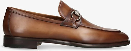 Mens Mid Brown Hendidos Horsebit Leather Loafer Eur 44.5 / 10.5 Uk Men