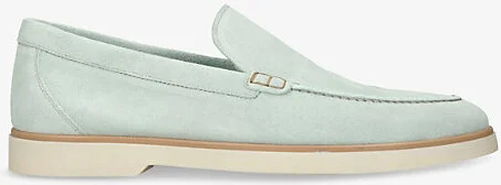 Mens Mid Green Altea Slip-On Suede Loafers Eur 41 / 7 Uk Men